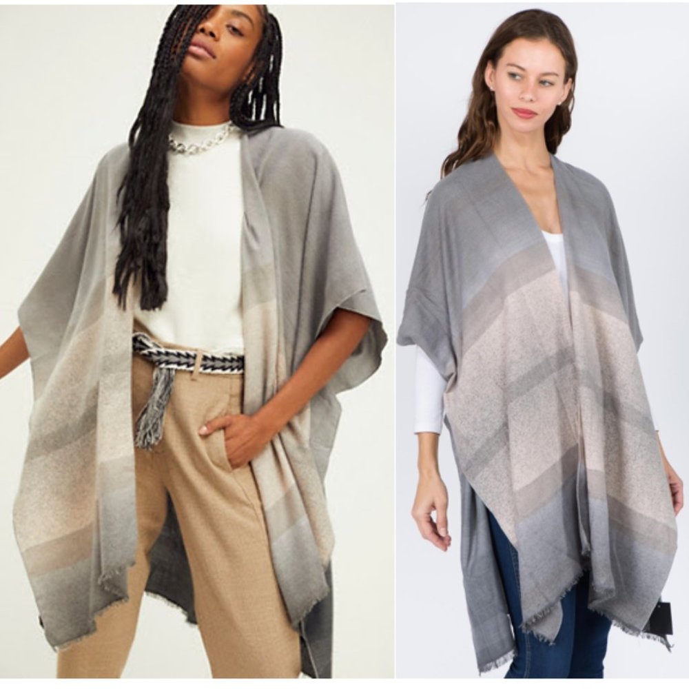 Free People Skylight Soft Stripe Kimono